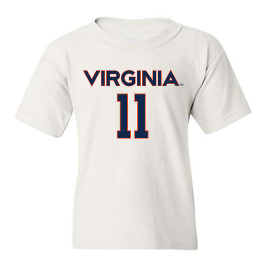 Virginia - NCAA Men's Lacrosse : James Deringer Jr. - Replica Shersey Youth T-Shirt-0