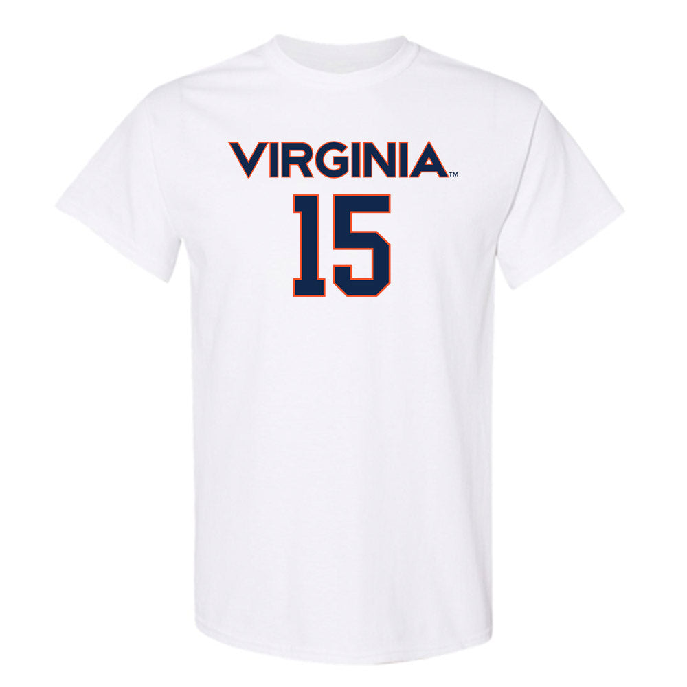 Virginia - NCAA Men's Lacrosse : Hudson Hausmann - Replica Shersey T-Shirt-0