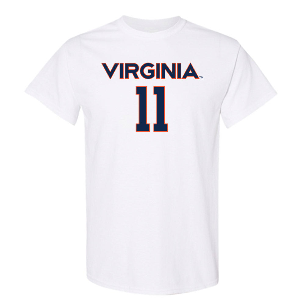 Virginia - NCAA Men's Lacrosse : James Deringer Jr. - Replica Shersey T-Shirt-0