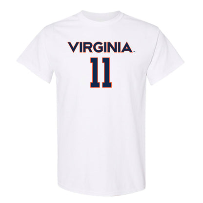 Virginia - NCAA Men's Lacrosse : James Deringer Jr. - Replica Shersey T-Shirt-0
