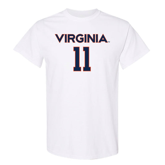 Virginia - NCAA Men's Lacrosse : James Deringer Jr. - Replica Shersey T-Shirt-0