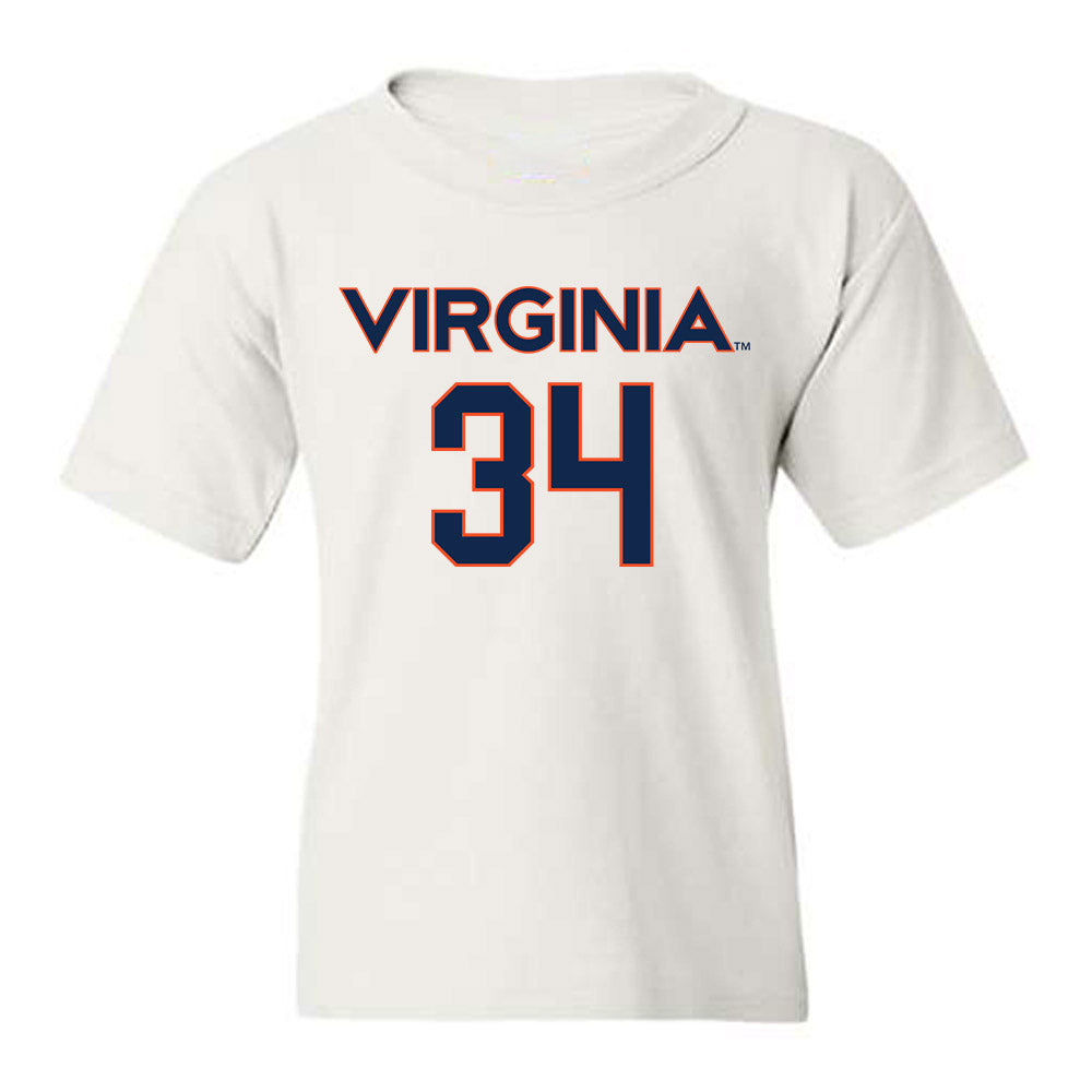 Virginia - NCAA Men's Lacrosse : Charlie Halpert - Replica Shersey Youth T-Shirt-0