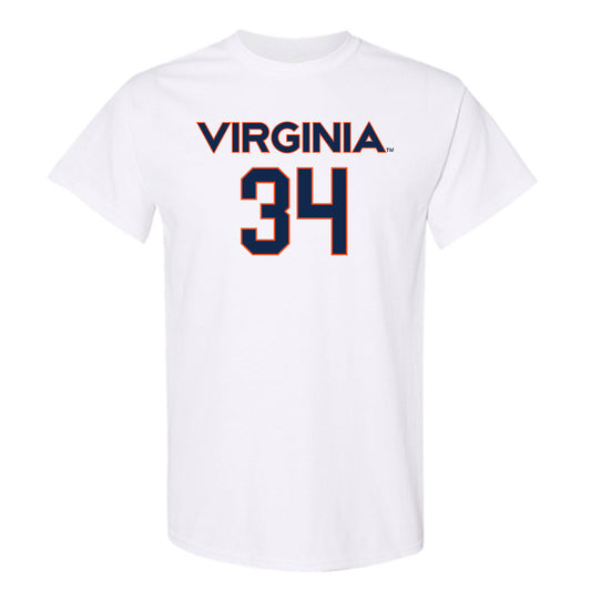 Virginia - NCAA Men's Lacrosse : Charlie Halpert - Replica Shersey T-Shirt-0