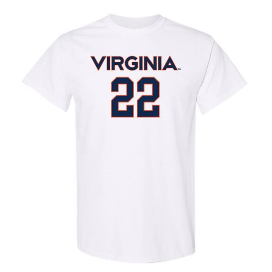 Virginia - NCAA Men's Lacrosse : Elijah Petty - Replica Shersey T-Shirt-0