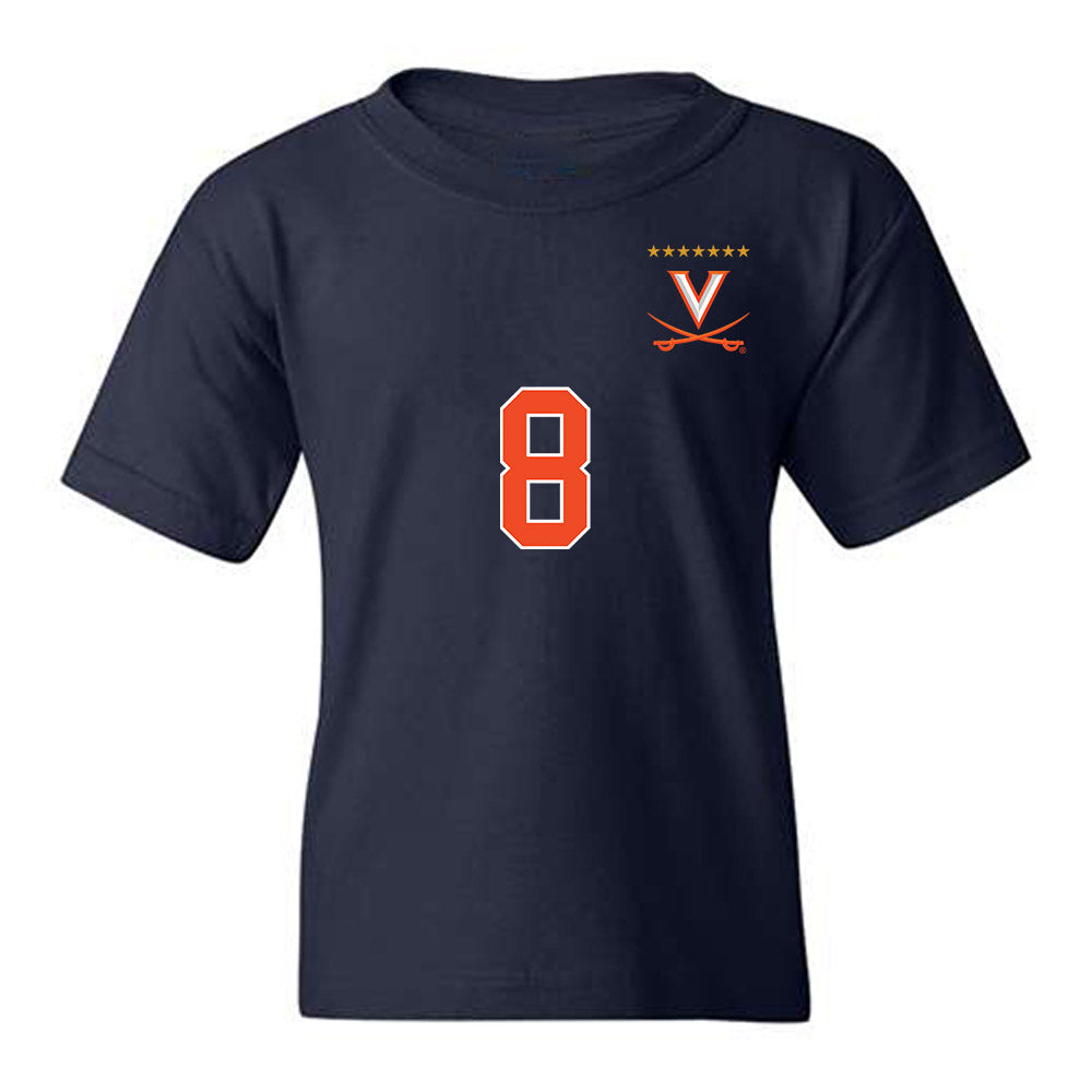 Virginia - NCAA Men's Soccer : Brendan Lambe - Replica Shersey Youth T-Shirt-0