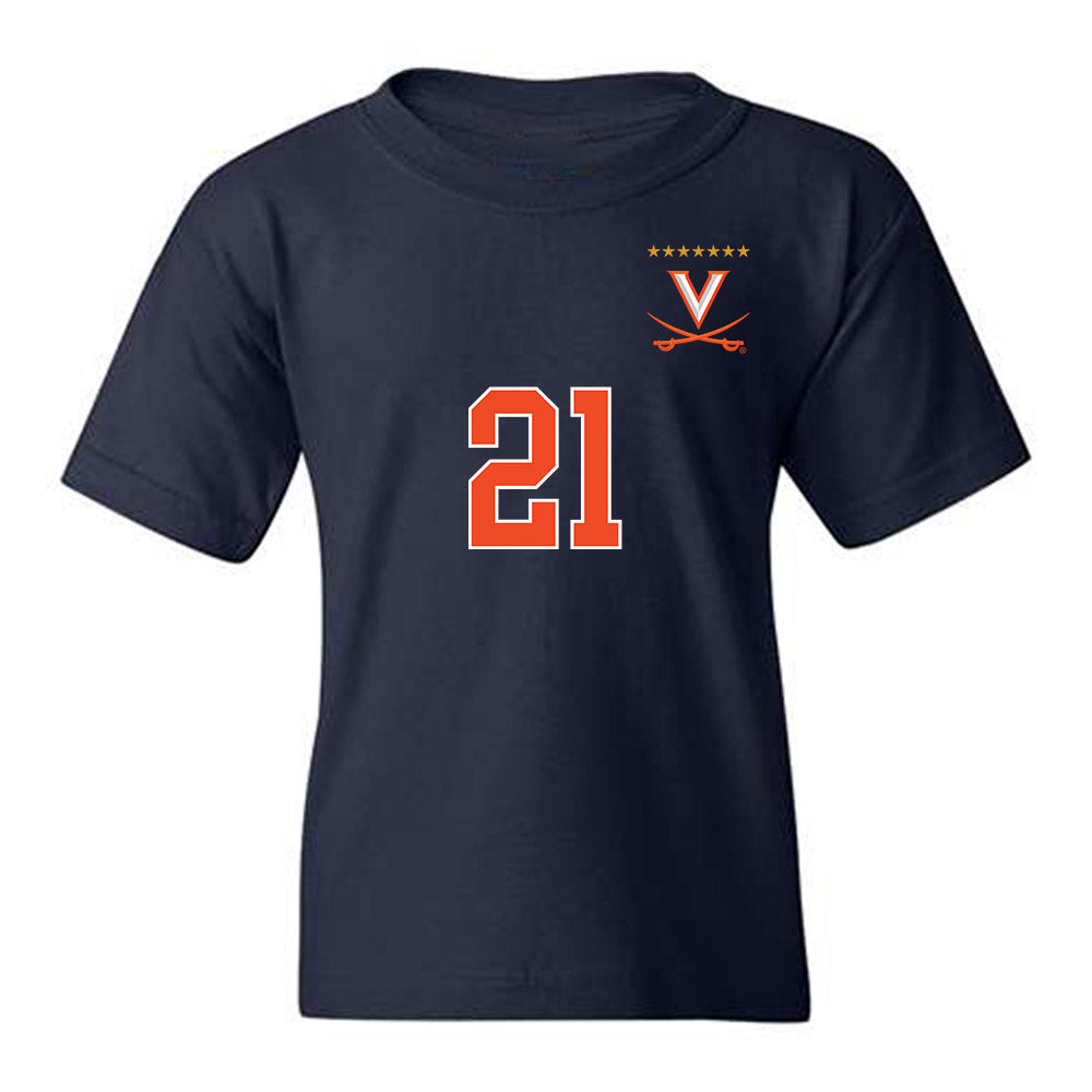 Virginia - NCAA Men's Soccer : Marco Dos Santos - Replica Shersey Youth T-Shirt-0
