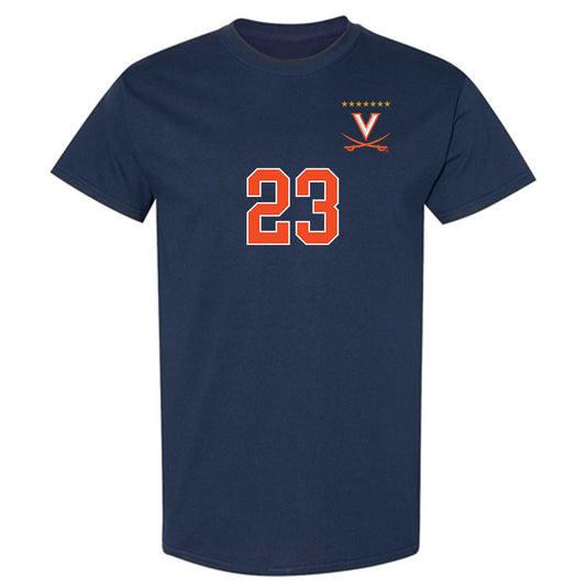 Virginia - NCAA Men's Soccer : Chase Gozdieski - Replica Shersey T-Shirt-0