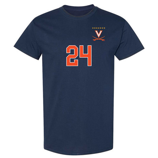 Virginia - NCAA Men's Soccer : Zeus Rankin - Replica Shersey T-Shirt-0