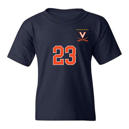 Virginia - NCAA Men's Soccer : David Okorie - Replica Shersey Youth T-Shirt-0