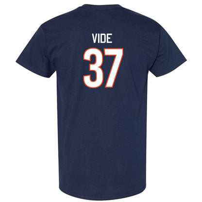 Virginia - NCAA Men's Basketball : Jan Vide - Replica Shersey T-Shirt-1