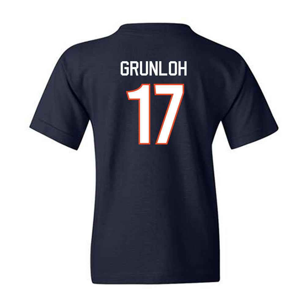 Virginia - NCAA Men's Basketball : Johann Grunloh - Replica Shersey Youth T-Shirt-1