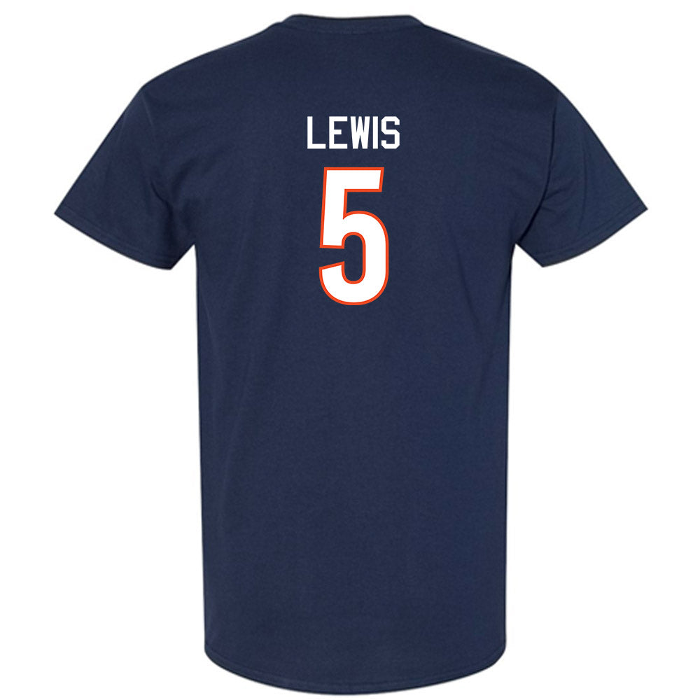 Virginia - NCAA Men's Basketball : Sam Lewis - Replica Shersey T-Shirt-1