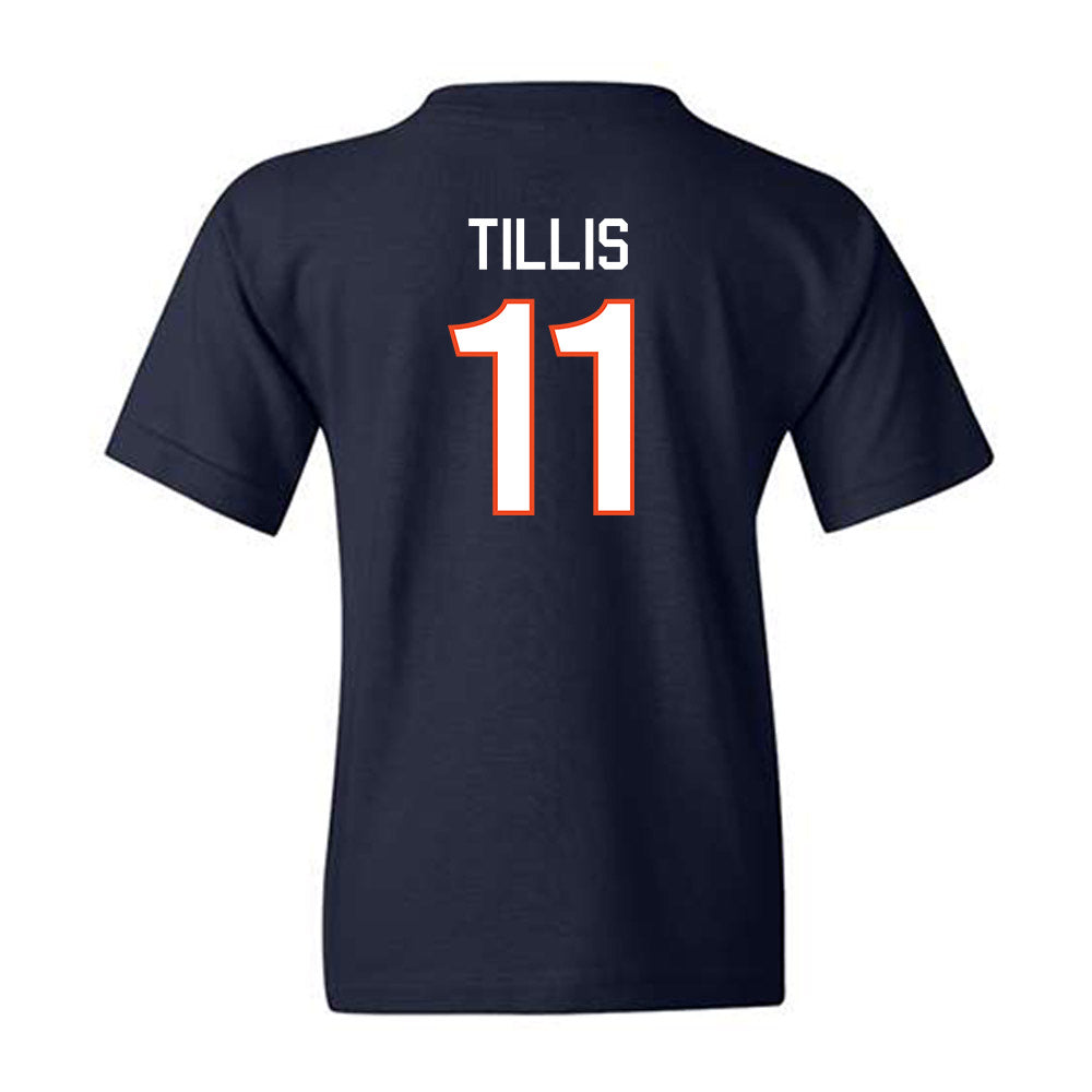 Virginia - NCAA Men's Basketball : Devin Tillis - Replica Shersey Youth T-Shirt-1