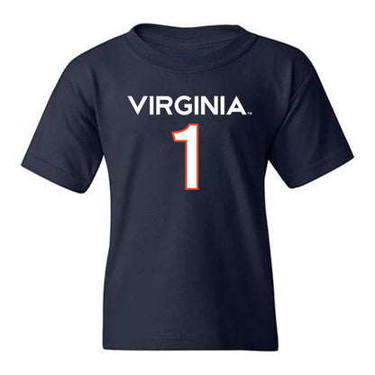 Virginia - NCAA Men's Basketball : Malik Thomas - Replica Shersey Youth T-Shirt-0