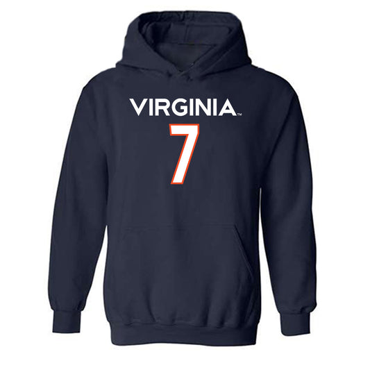 Virginia - NCAA Men's Basketball : Martin Carrere - Replica Shersey Hooded Sweatshirt-0