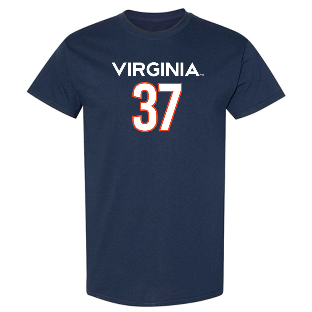 Virginia - NCAA Men's Basketball : Jan Vide - Replica Shersey T-Shirt-0