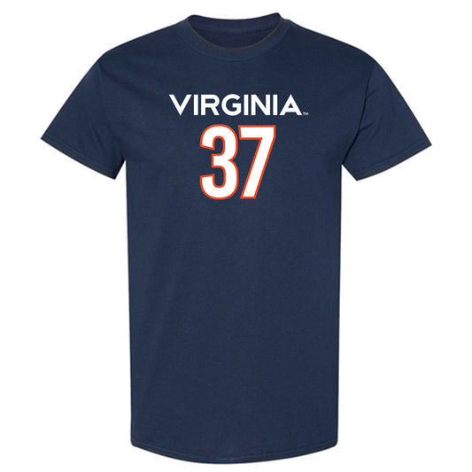 Virginia - NCAA Men's Basketball : Jan Vide - Replica Shersey T-Shirt-0
