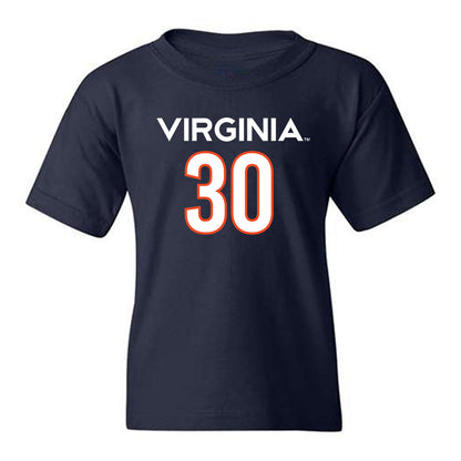 Virginia - NCAA Men's Basketball : Dallin Hall - Replica Shersey Youth T-Shirt-0