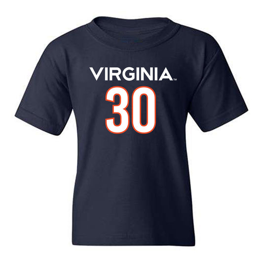 Virginia - NCAA Men's Basketball : Dallin Hall - Replica Shersey Youth T-Shirt-0