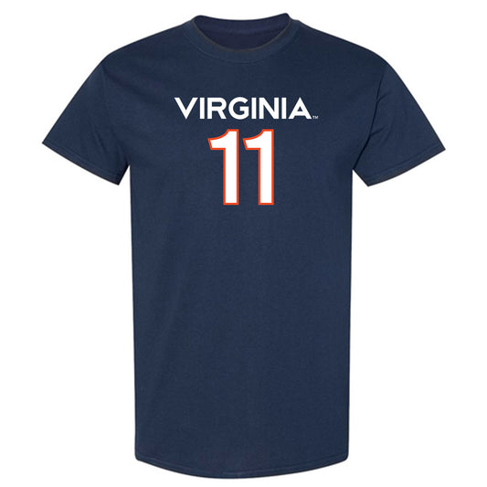 Virginia - NCAA Men's Basketball : Devin Tillis - Replica Shersey T-Shirt-0