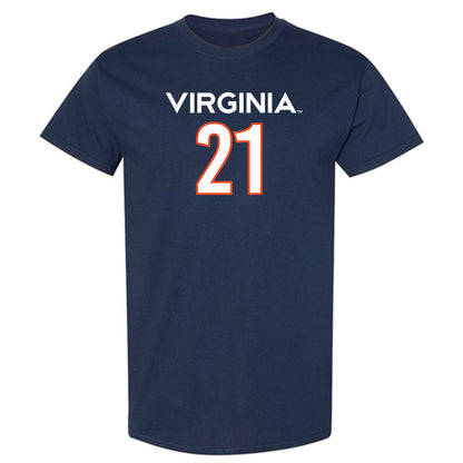 Virginia - NCAA Men's Basketball : Silas Barksdale - Replica Shersey T-Shirt-0