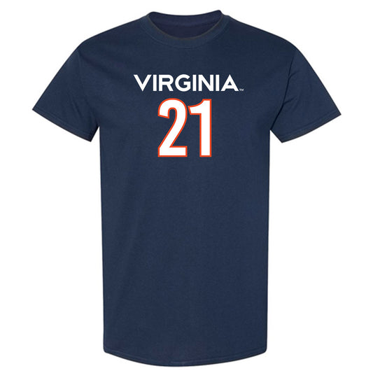 Virginia - NCAA Men's Basketball : Silas Barksdale - Replica Shersey T-Shirt-0