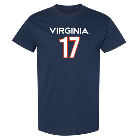 Virginia - NCAA Men's Basketball : Johann Grunloh - Replica Shersey T-Shirt-0