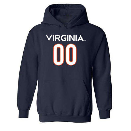 Virginia - NCAA Men's Basketball : Owen Odom - Replica Shersey Hooded Sweatshirt-0
