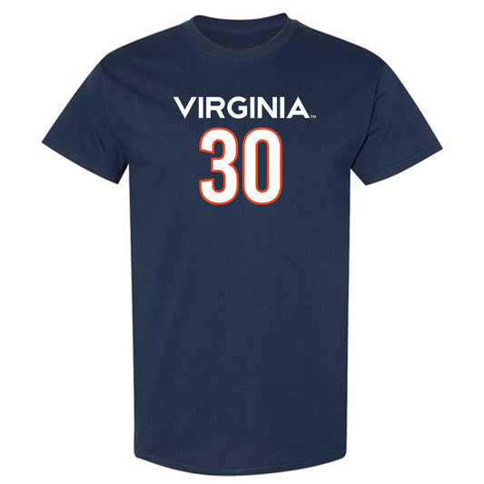 Virginia - NCAA Men's Basketball : Dallin Hall - Replica Shersey T-Shirt-0