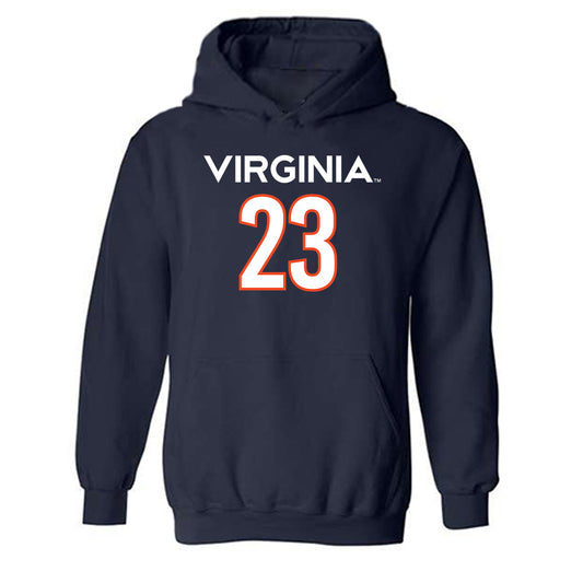 Virginia - NCAA Women's Basketball : Romi Levy - Replica Shersey Hooded Sweatshirt-0