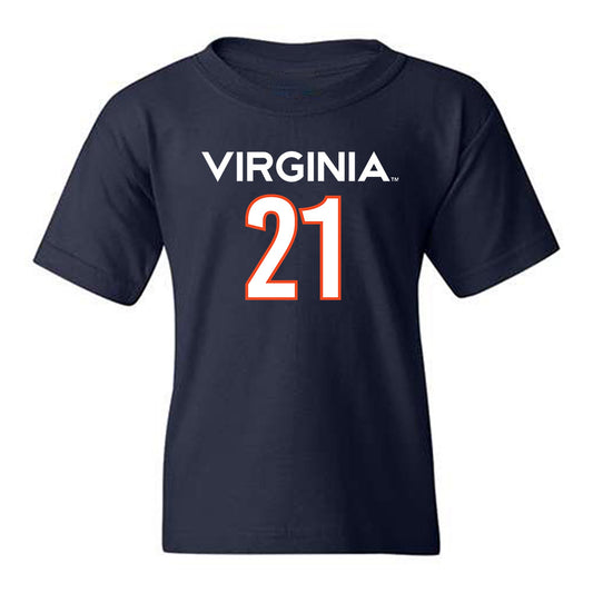 Virginia - NCAA Men's Basketball : Silas Barksdale - Replica Shersey Youth T-Shirt-0