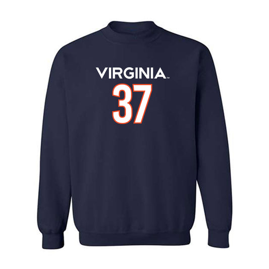 Virginia - NCAA Men's Basketball : Jan Vide - Replica Shersey Crewneck Sweatshirt-0