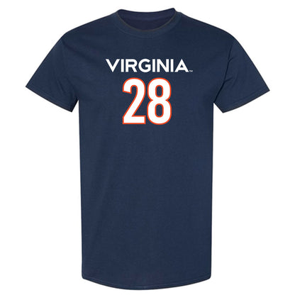 Virginia - NCAA Men's Basketball : Thijs De Ridder - Replica Shersey T-Shirt-0
