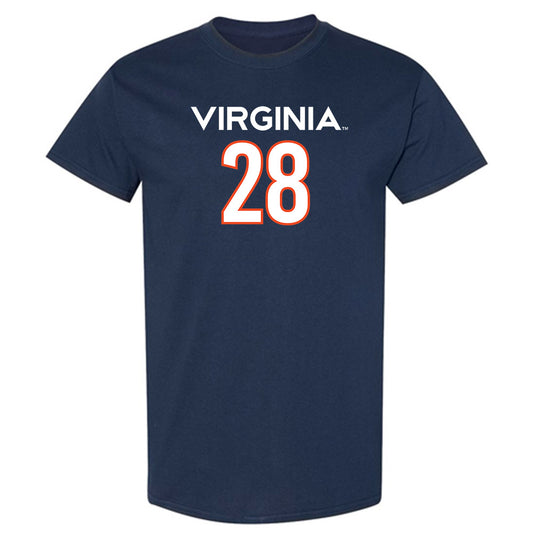 Virginia - NCAA Men's Basketball : Thijs De Ridder - Replica Shersey T-Shirt-0