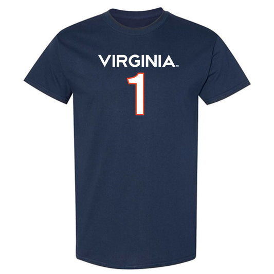 Virginia - NCAA Women's Basketball : Paris Clark - Replica Shersey T-Shirt-0
