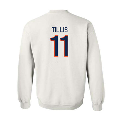 Virginia - NCAA Men's Basketball : Devin Tillis - Replica Shersey Crewneck Sweatshirt-1