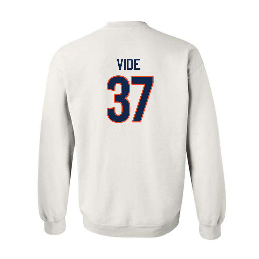 Virginia - NCAA Men's Basketball : Jan Vide - Replica Shersey Crewneck Sweatshirt-1