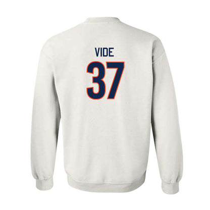 Virginia - NCAA Men's Basketball : Jan Vide - Replica Shersey Crewneck Sweatshirt-1