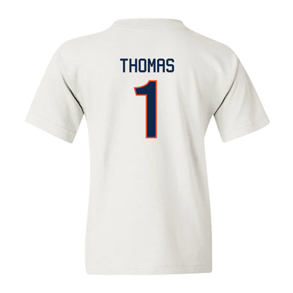 Virginia - NCAA Men's Basketball : Malik Thomas - Replica Shersey Youth T-Shirt-1