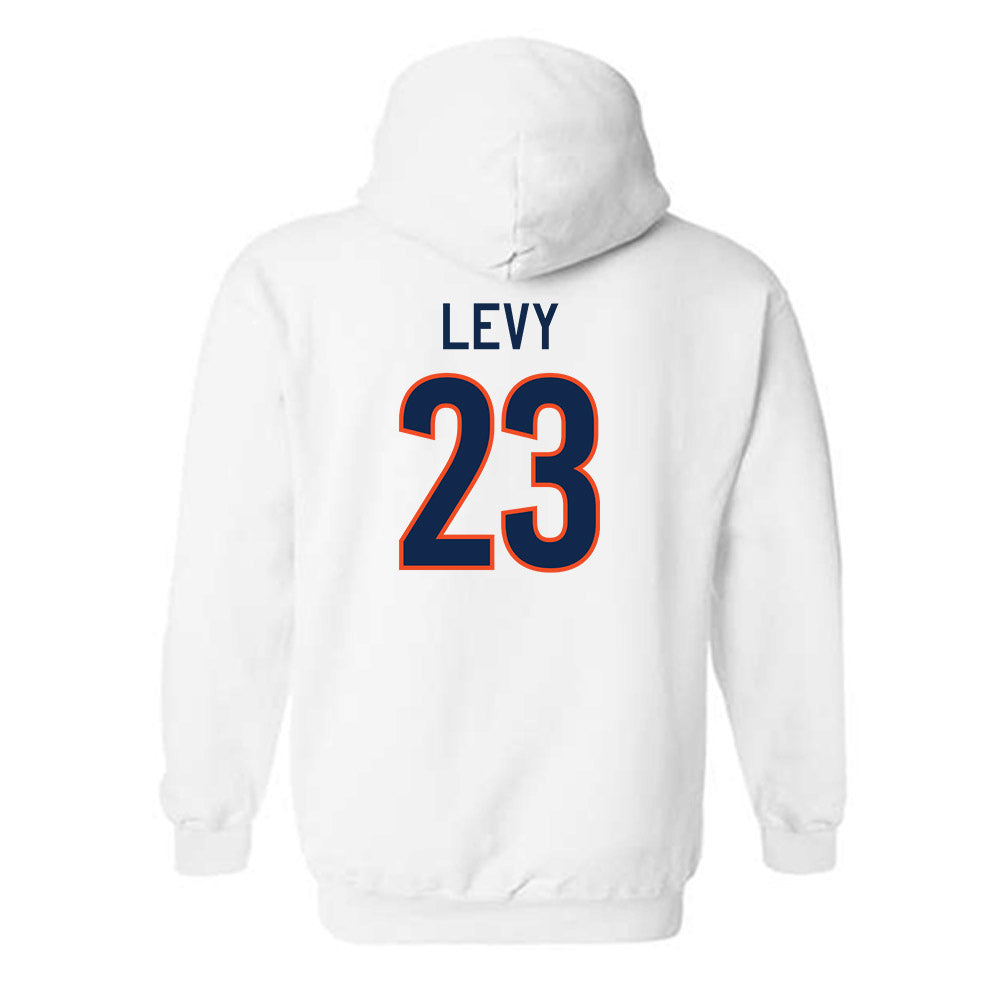 Virginia - NCAA Women's Basketball : Romi Levy - Replica Shersey Hooded Sweatshirt-1