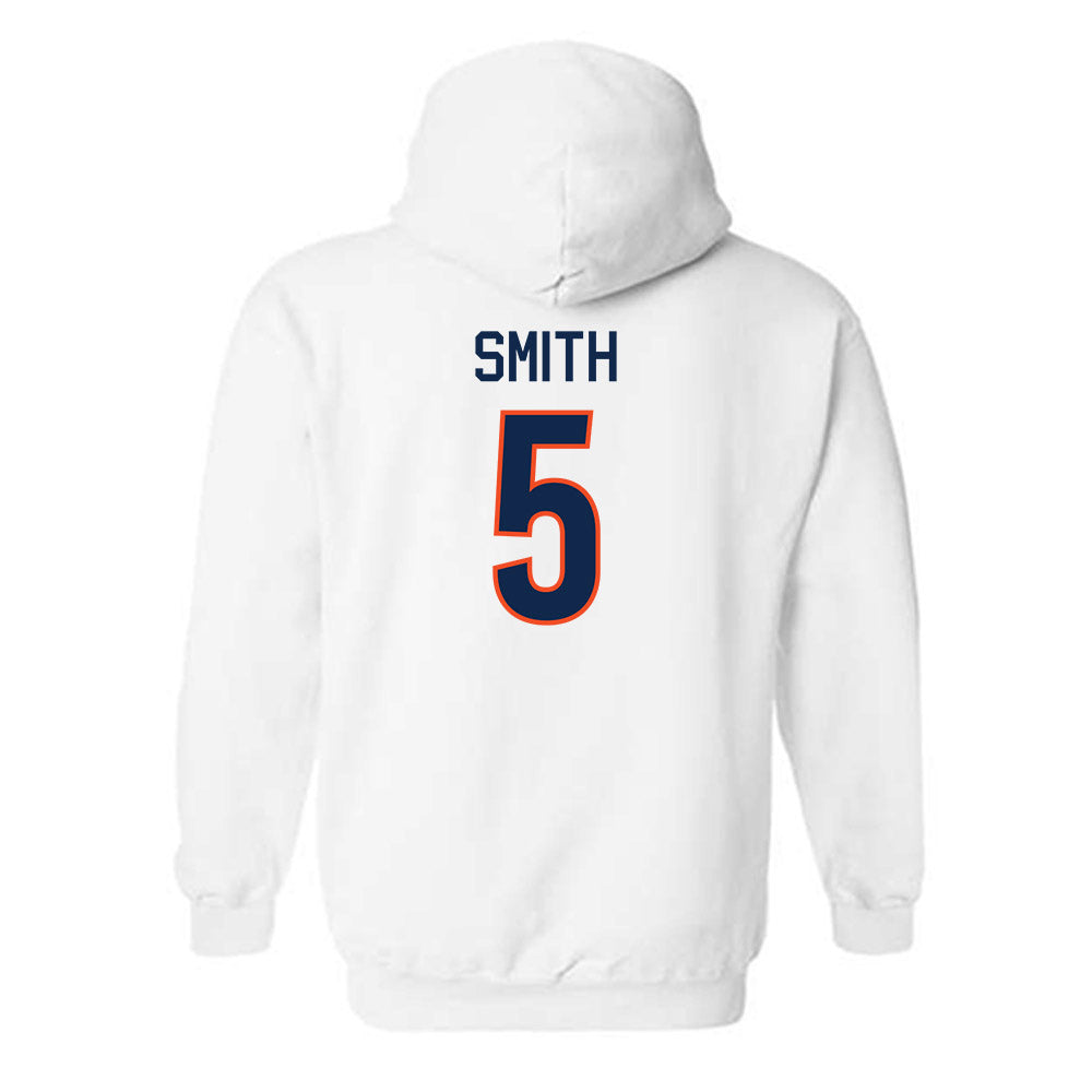 Virginia - NCAA Women's Basketball : Sa'Myah Smith - Replica Shersey Hooded Sweatshirt-1