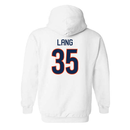 Virginia - NCAA Men's Basketball : Carter Lang - Replica Shersey Hooded Sweatshirt