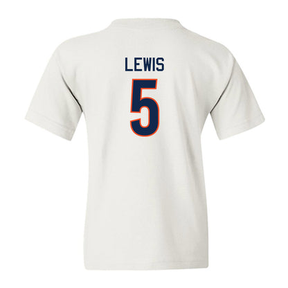 Virginia - NCAA Men's Basketball : Sam Lewis - Replica Shersey Youth T-Shirt-1