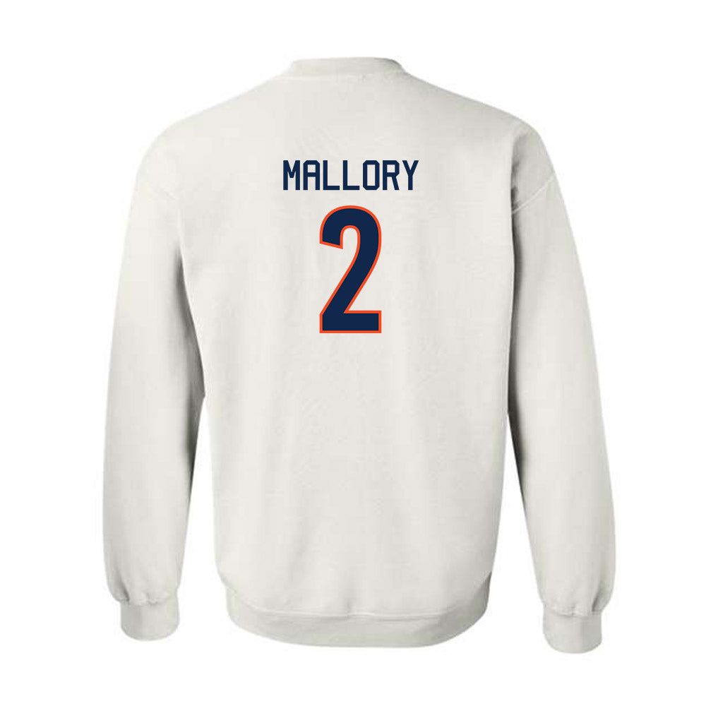 Virginia - NCAA Men's Basketball : Chance Mallory - Replica Shersey Crewneck Sweatshirt-1