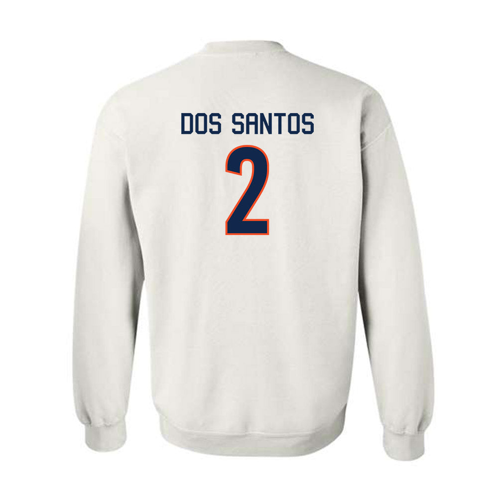 Virginia - NCAA Women's Basketball : Raiane Dos Santos - Replica Shersey Crewneck Sweatshirt-1