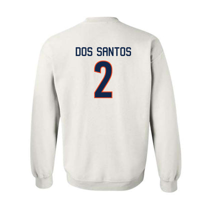 Virginia - NCAA Women's Basketball : Raiane Dos Santos - Replica Shersey Crewneck Sweatshirt-1