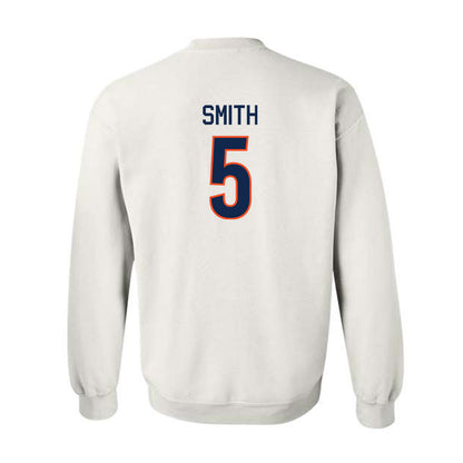 Virginia - NCAA Women's Basketball : Sa'Myah Smith - Replica Shersey Crewneck Sweatshirt-1