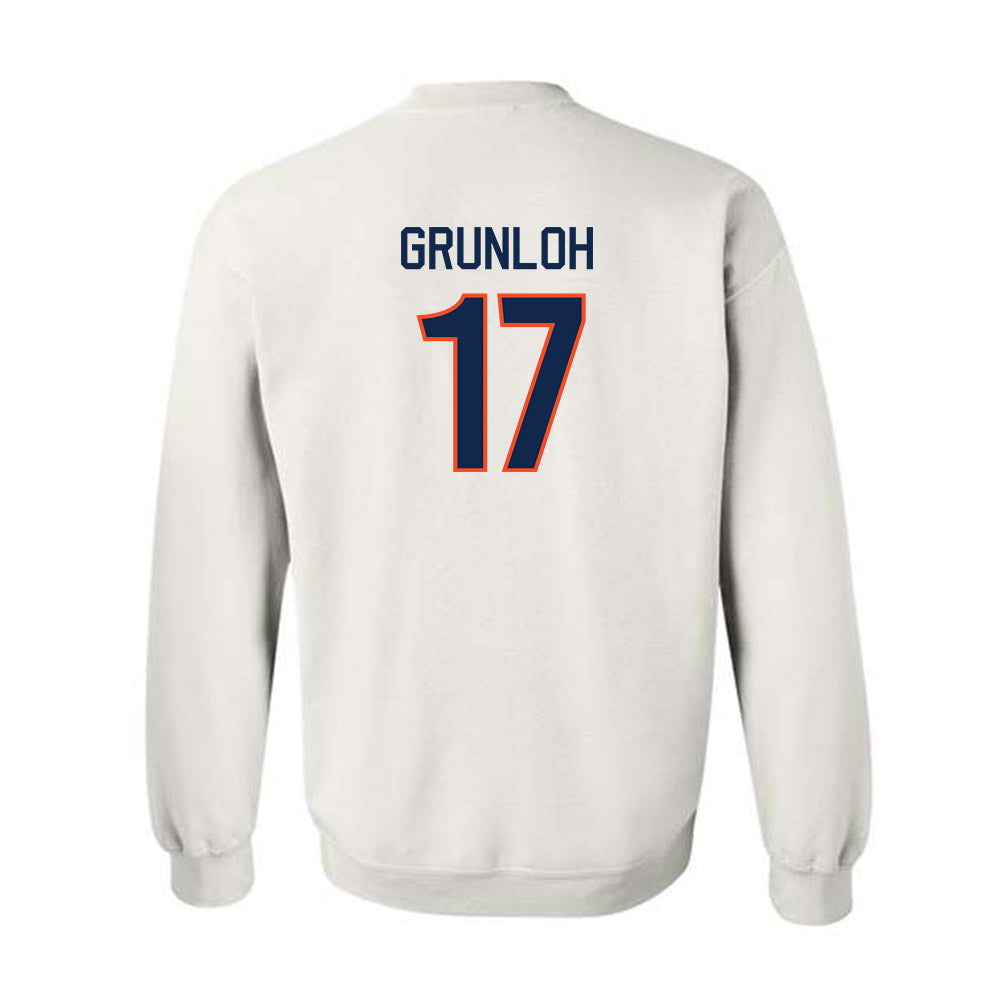Virginia - NCAA Men's Basketball : Johann Grunloh - Replica Shersey Crewneck Sweatshirt-1