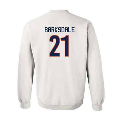 Virginia - NCAA Men's Basketball : Silas Barksdale - Replica Shersey Crewneck Sweatshirt-1