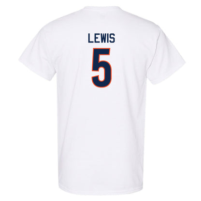 Virginia - NCAA Men's Basketball : Sam Lewis - Replica Shersey T-Shirt-1